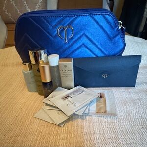 Cle de Peau Royal Blue Cosmetic Bag